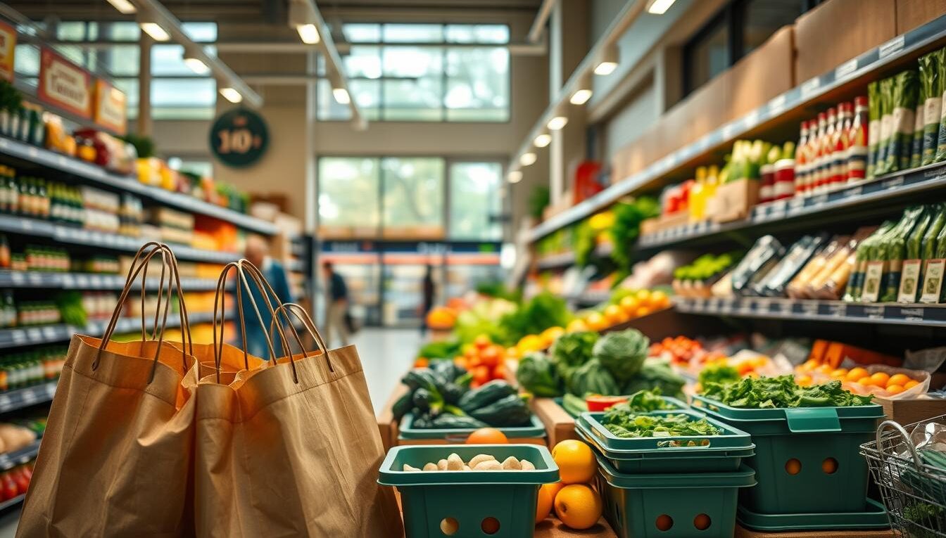 Compras de Supermercado sem desérdício.